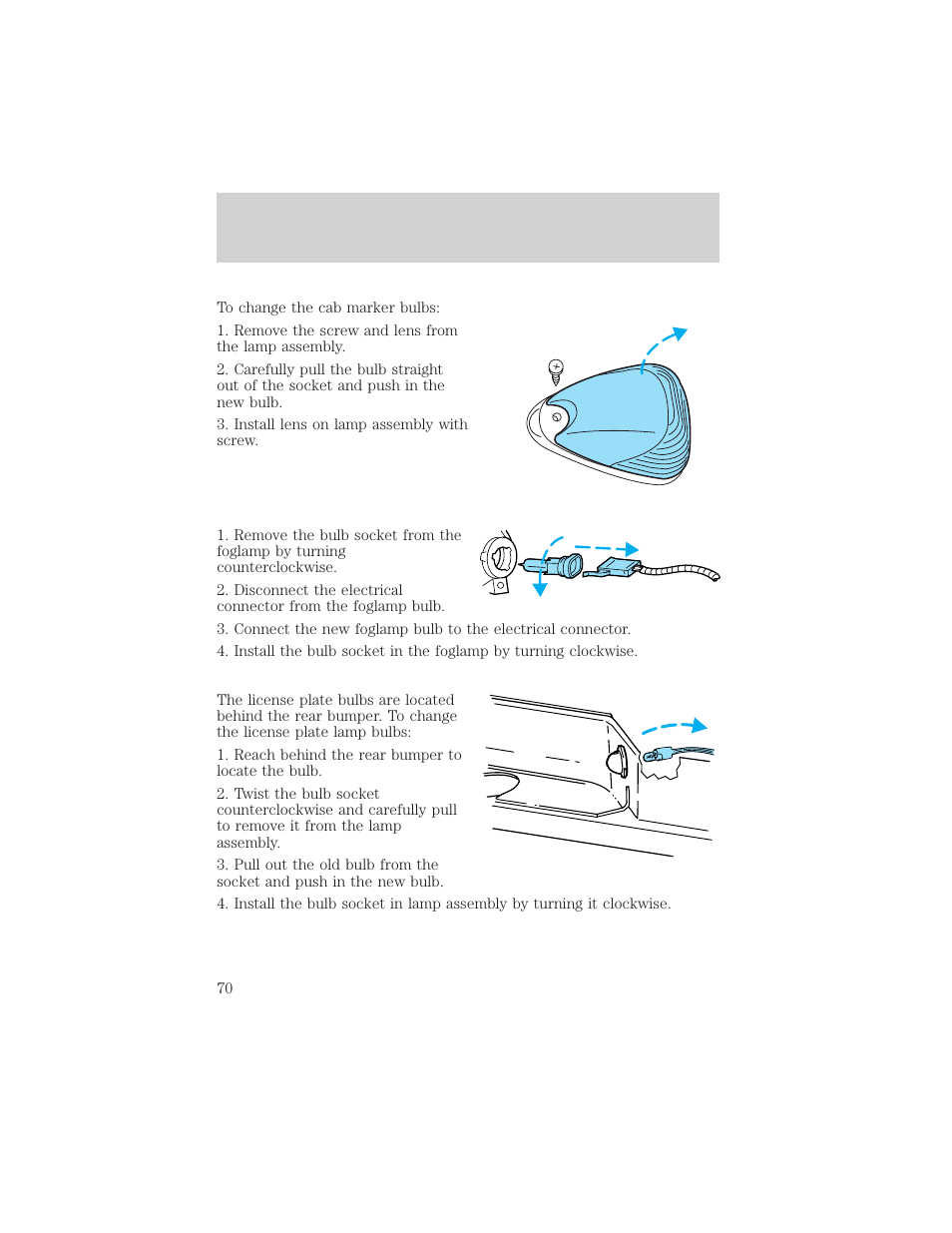 Lights | FORD 2002 F-550 v.1 User Manual | Page 70 / 320