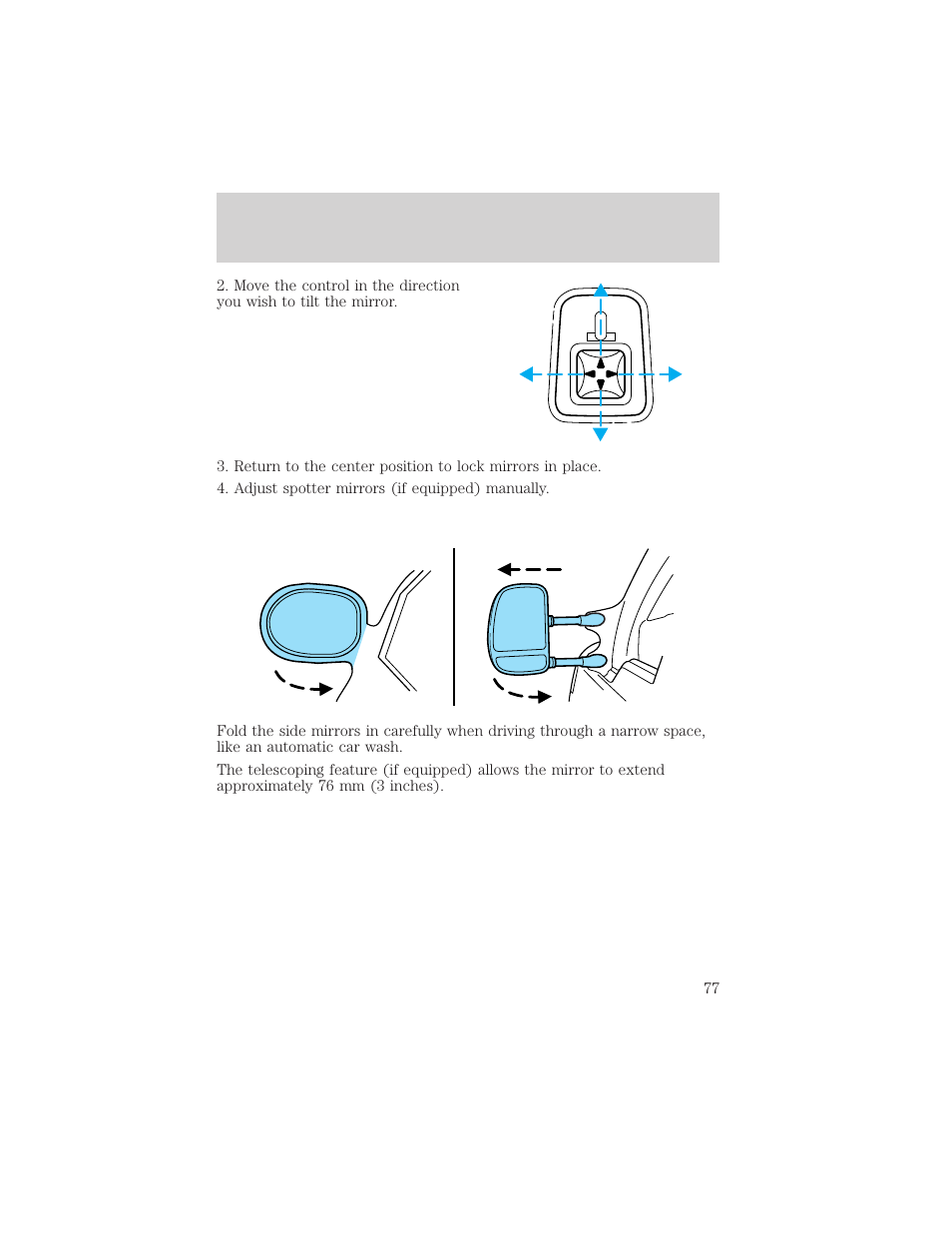 Driver controls | FORD 2002 F-550 v.1 User Manual | Page 77 / 320