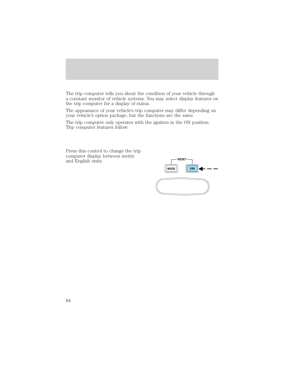 Driver controls | FORD 2002 F-550 v.1 User Manual | Page 84 / 320