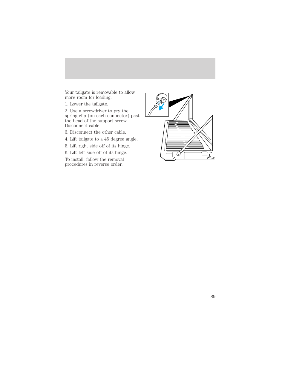 Driver controls | FORD 2002 F-550 v.1 User Manual | Page 89 / 320