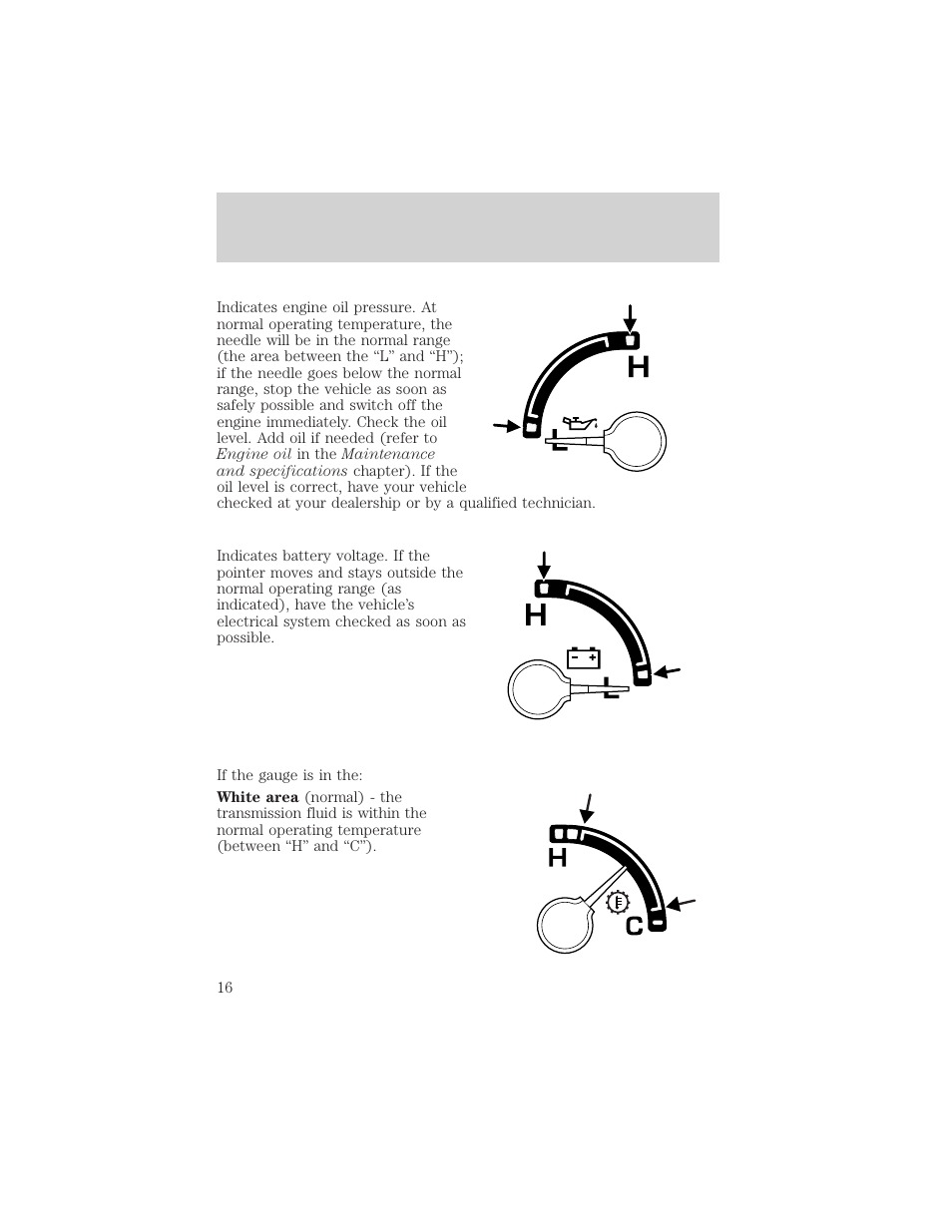 Instrument cluster | FORD 2002 F-550 v.2 User Manual | Page 16 / 304