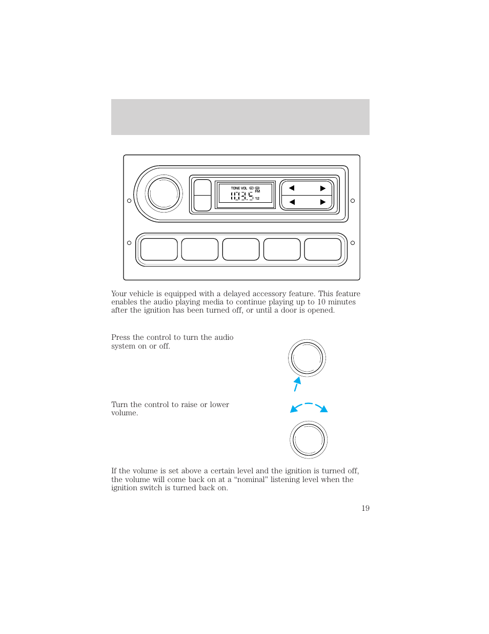 Entertainment systems, 12 3 4 am/fm | FORD 2002 F-550 v.2 User Manual | Page 19 / 304