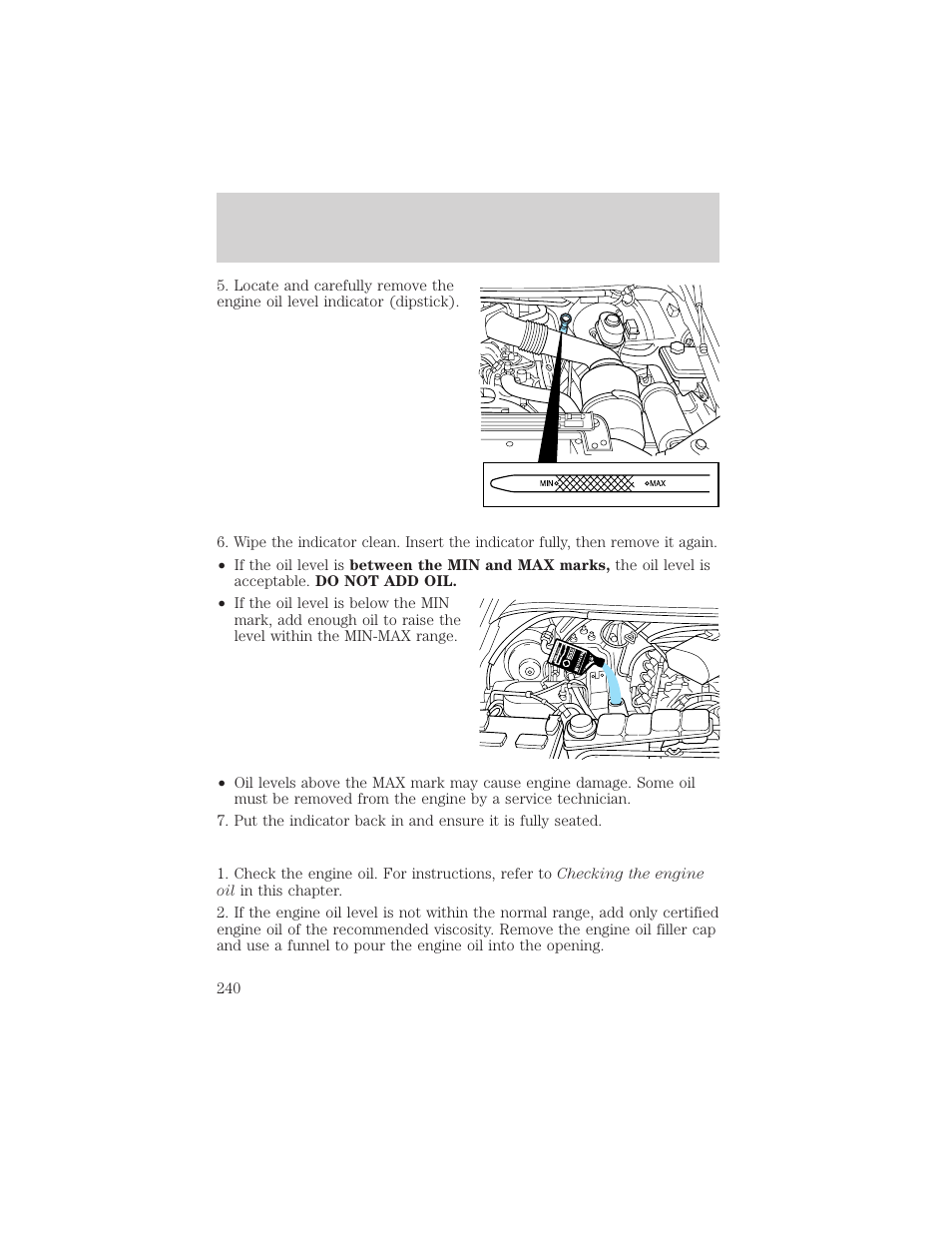 Maintenance and specifications | FORD 2002 F-550 v.2 User Manual | Page 240 / 304