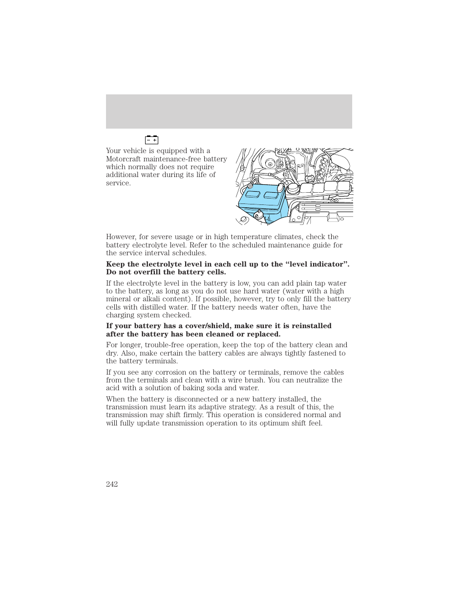 Maintenance and specifications | FORD 2002 F-550 v.2 User Manual | Page 242 / 304