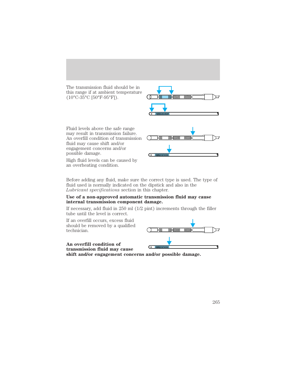 Maintenance and specifications | FORD 2002 F-550 v.2 User Manual | Page 265 / 304