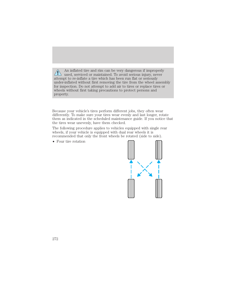 Maintenance and specifications | FORD 2002 F-550 v.2 User Manual | Page 272 / 304