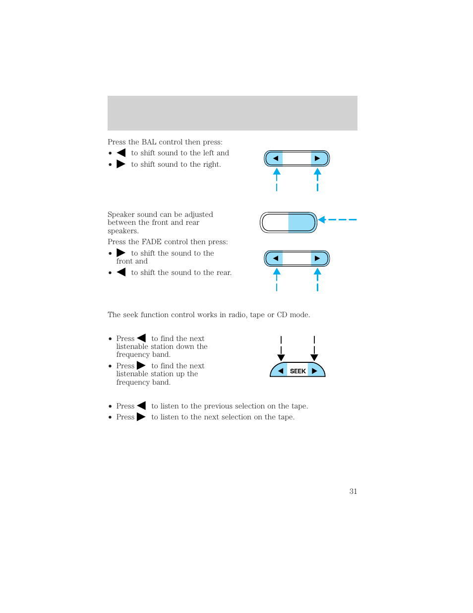 Entertainment systems | FORD 2002 F-550 v.2 User Manual | Page 31 / 304