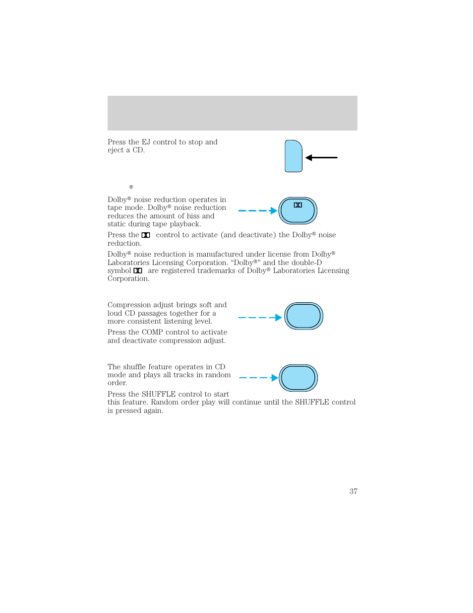 Entertainment systems | FORD 2002 F-550 v.2 User Manual | Page 37 / 304