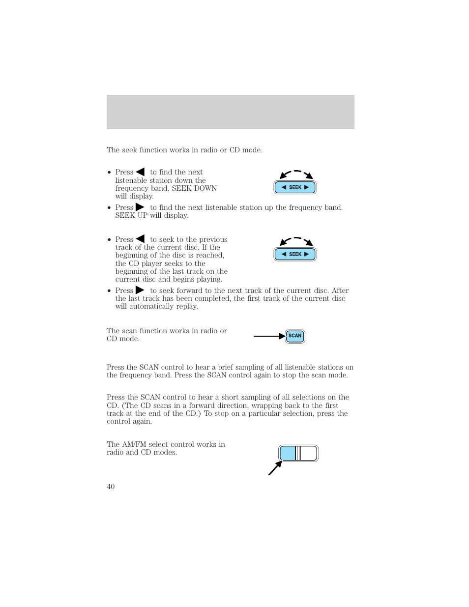 Entertainment systems | FORD 2002 F-550 v.2 User Manual | Page 40 / 304