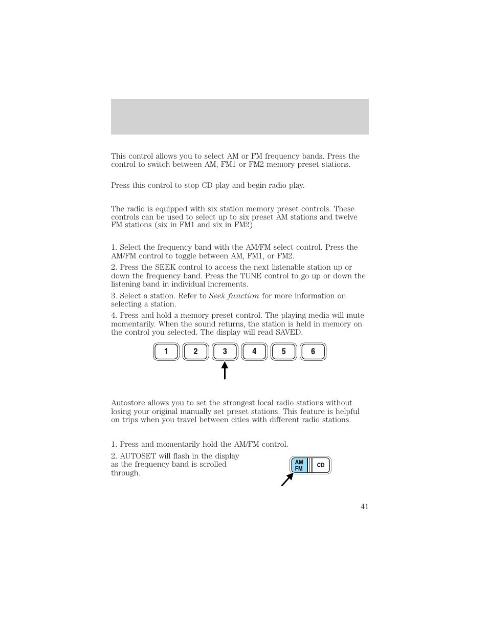 Entertainment systems | FORD 2002 F-550 v.2 User Manual | Page 41 / 304
