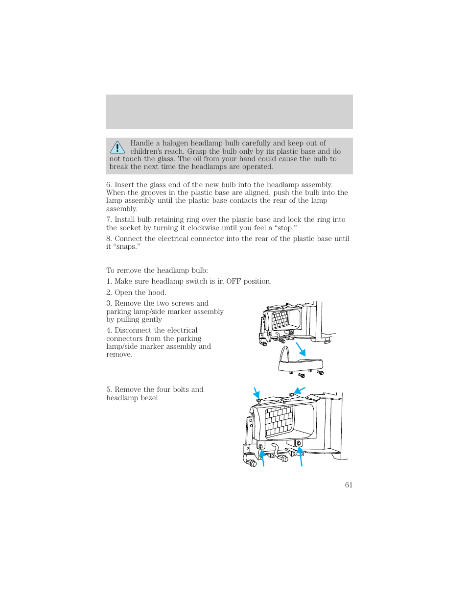 Lights | FORD 2002 F-550 v.2 User Manual | Page 61 / 304