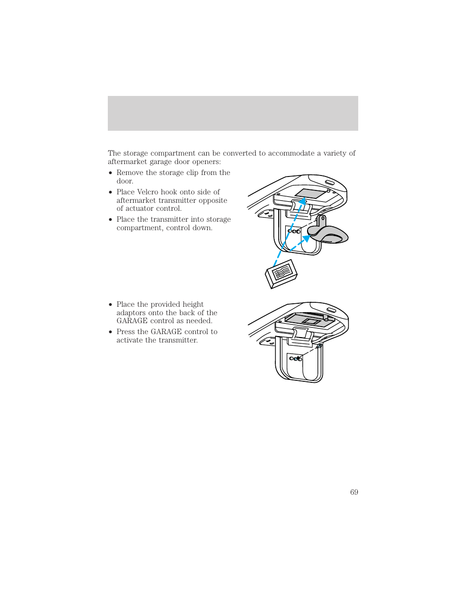 Driver controls | FORD 2002 F-550 v.2 User Manual | Page 69 / 304