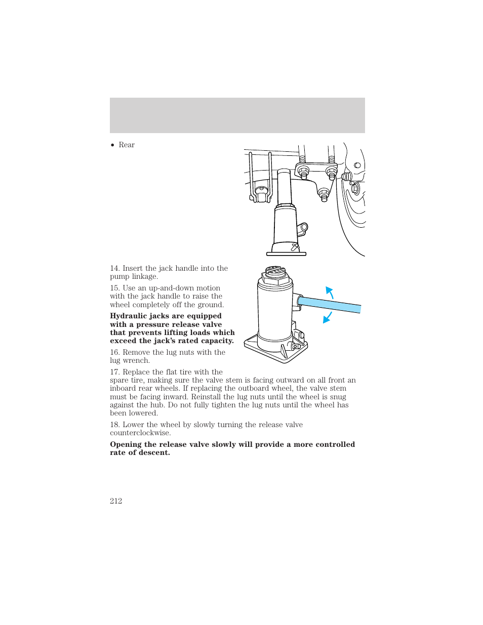 Roadside emergencies | FORD 2002 F-550 v.3 User Manual | Page 212 / 304