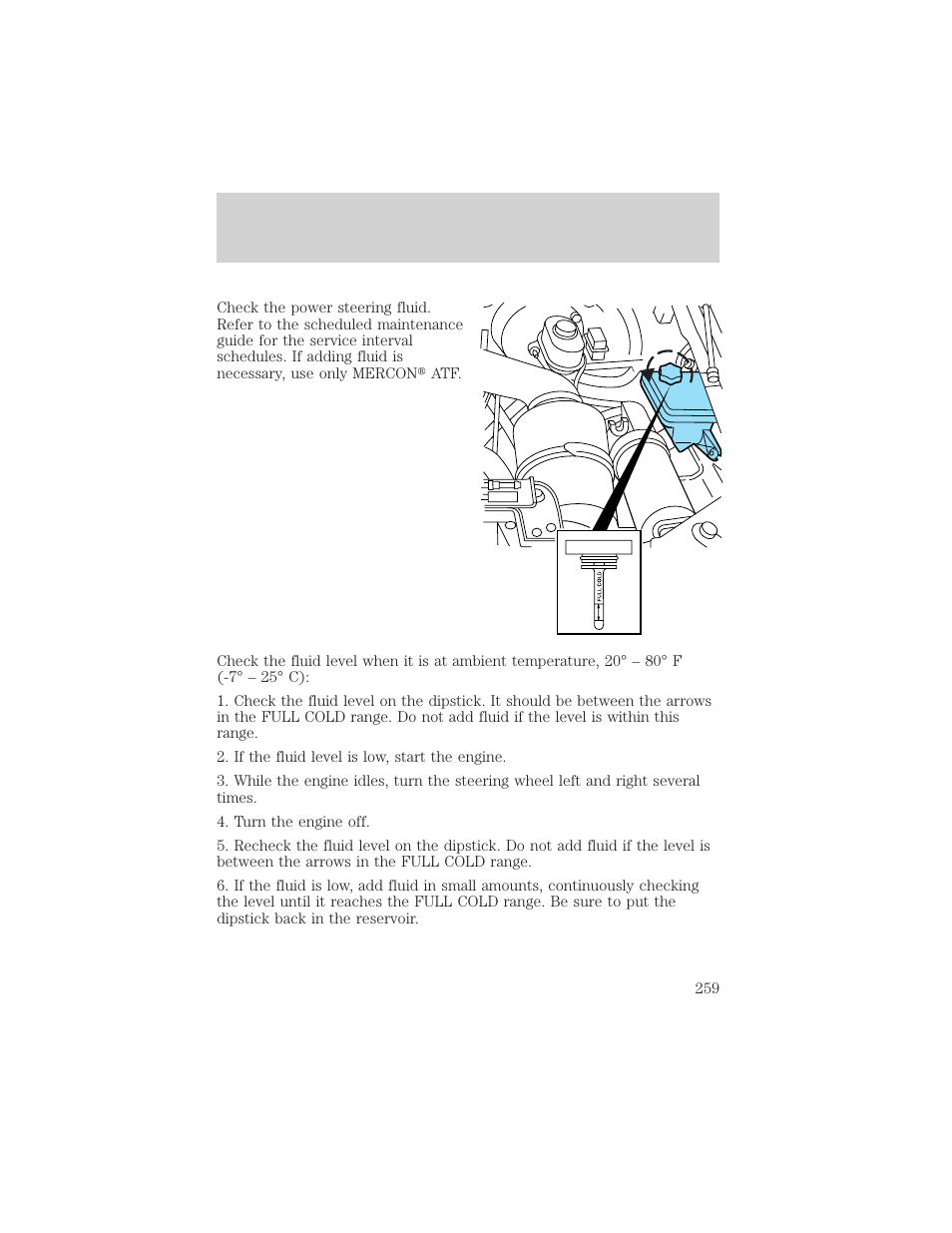 Maintenance and specifications | FORD 2002 F-550 v.3 User Manual | Page 259 / 304