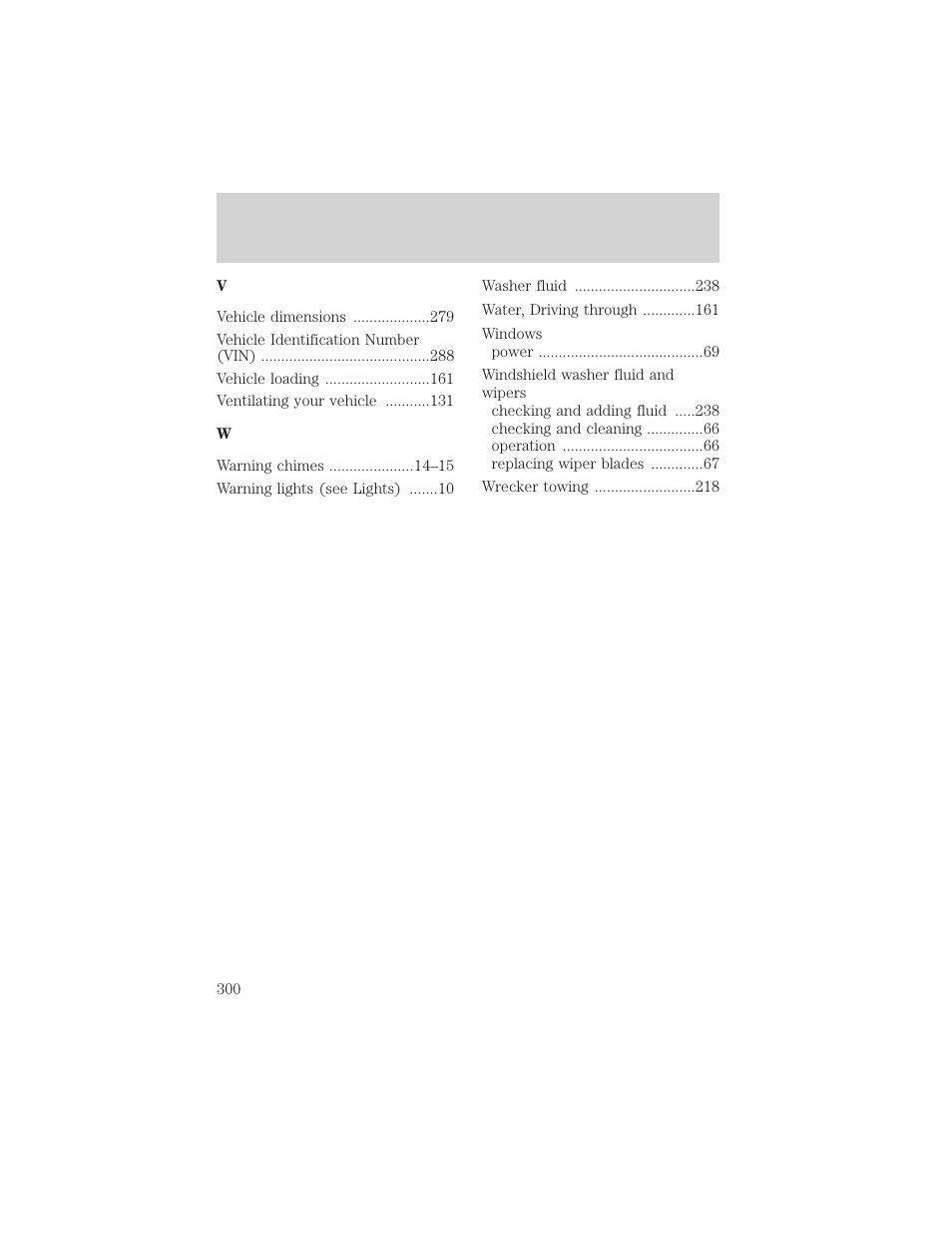 Index | FORD 2002 F-550 v.3 User Manual | Page 300 / 304
