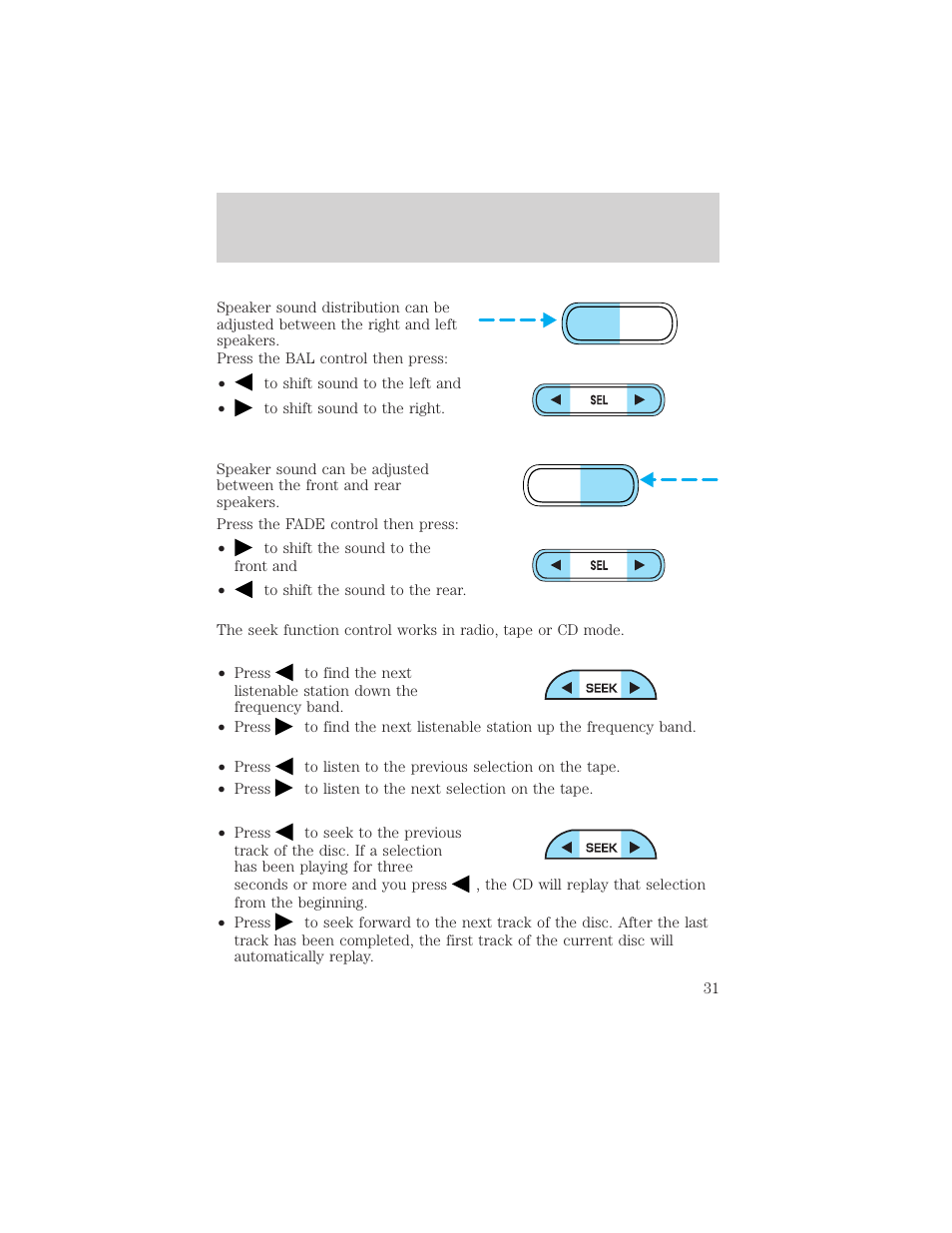 Entertainment systems | FORD 2002 F-550 v.3 User Manual | Page 31 / 304
