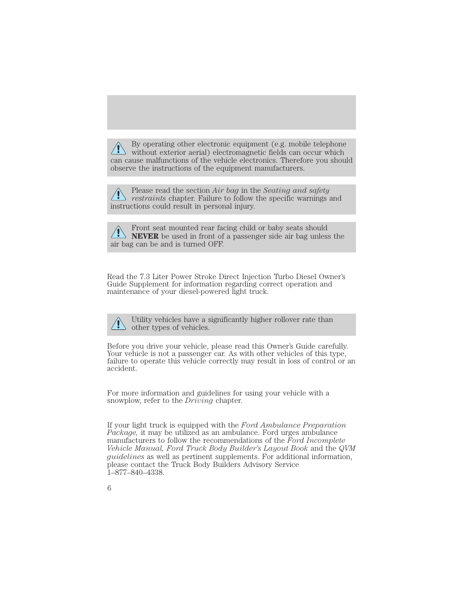 Introduction | FORD 2002 F-550 v.3 User Manual | Page 6 / 304