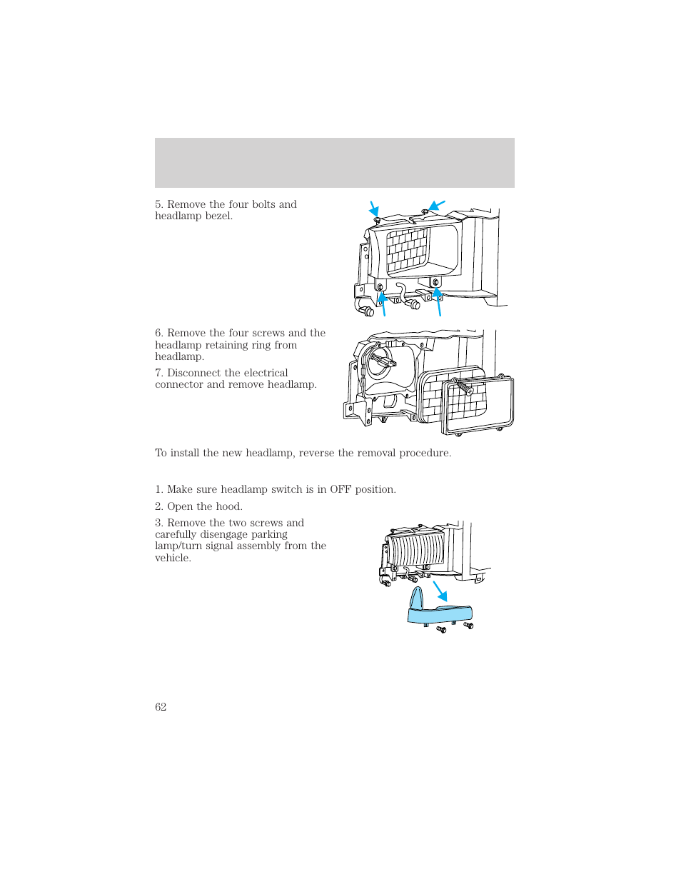 Lights | FORD 2002 F-550 v.3 User Manual | Page 62 / 304