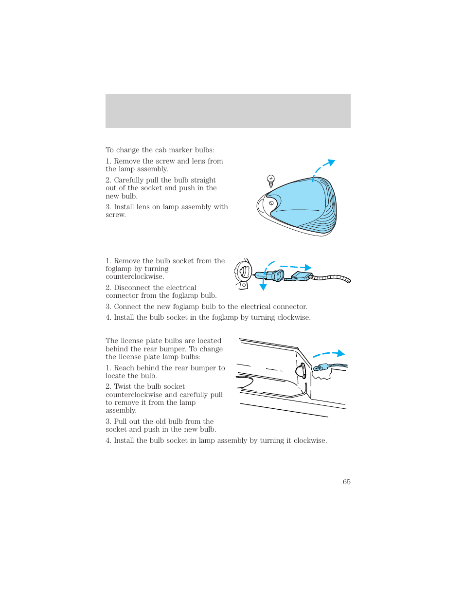 Lights | FORD 2002 F-550 v.3 User Manual | Page 65 / 304