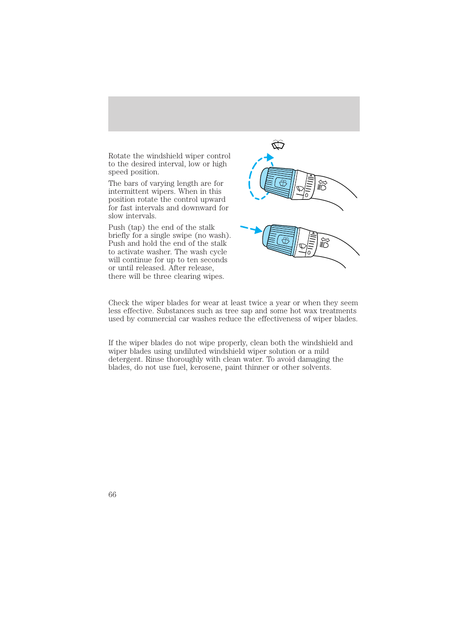Driver controls | FORD 2002 F-550 v.3 User Manual | Page 66 / 304