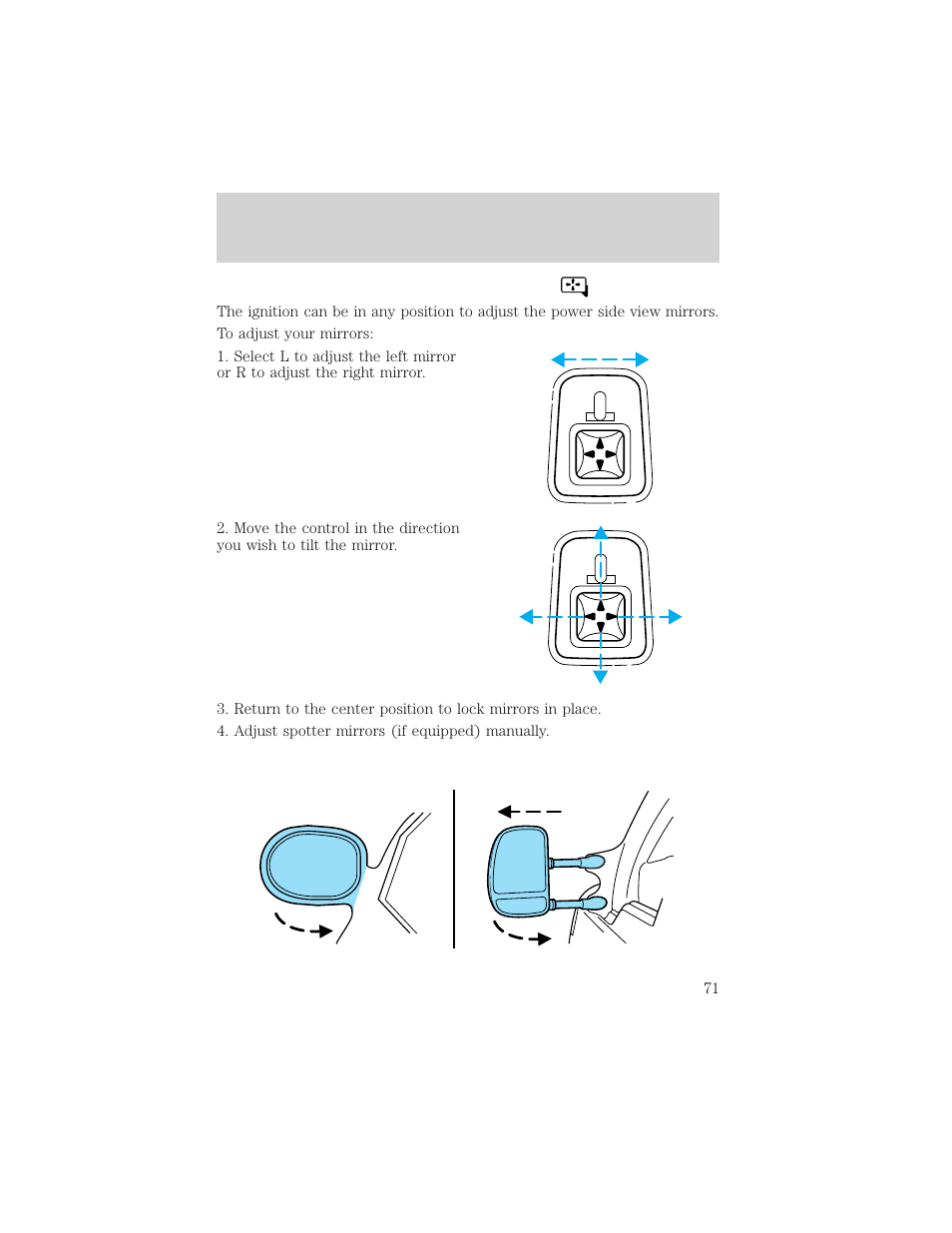 Driver controls | FORD 2002 F-550 v.3 User Manual | Page 71 / 304
