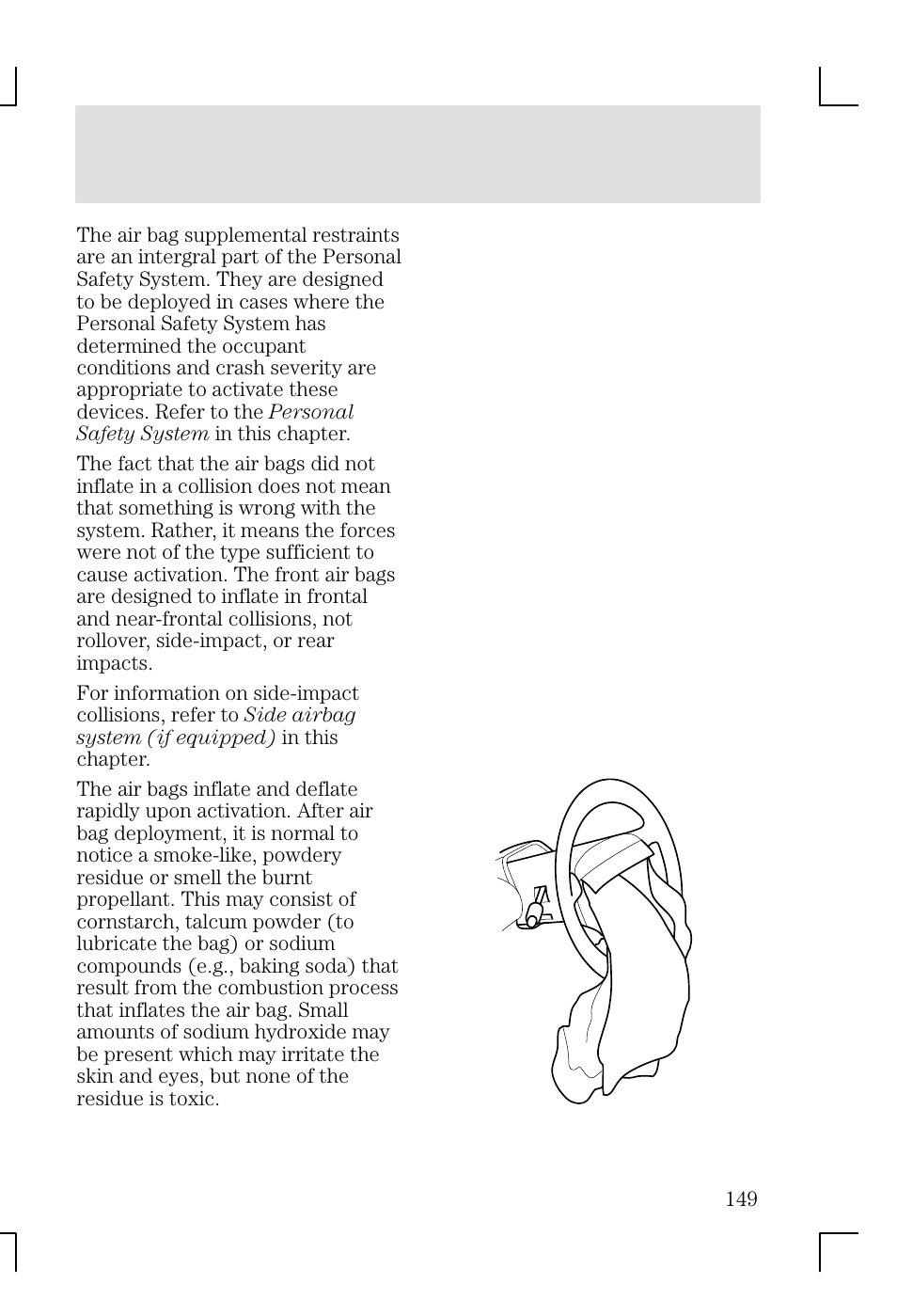 Seating and safety restraints | FORD 2002 Focus v.1 User Manual | Page 149 / 328
