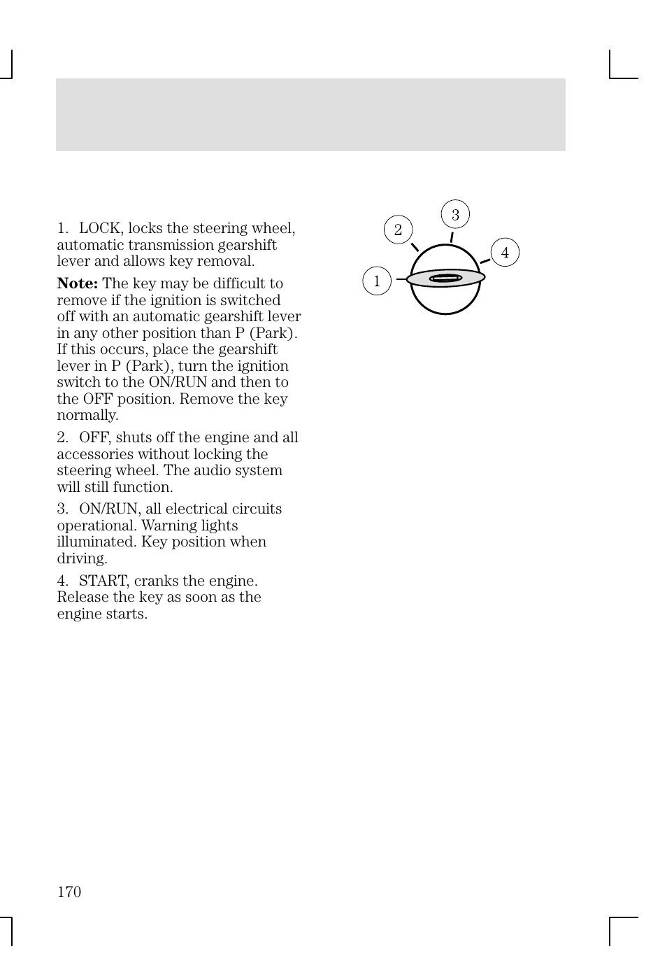 Driving | FORD 2002 Focus v.1 User Manual | Page 170 / 328