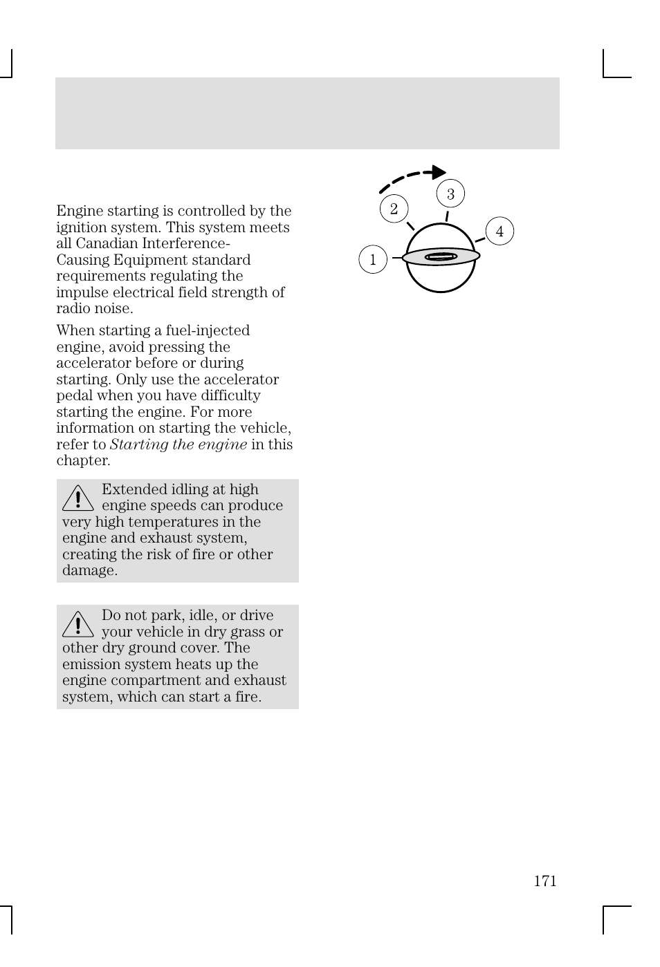 Driving | FORD 2002 Focus v.1 User Manual | Page 171 / 328