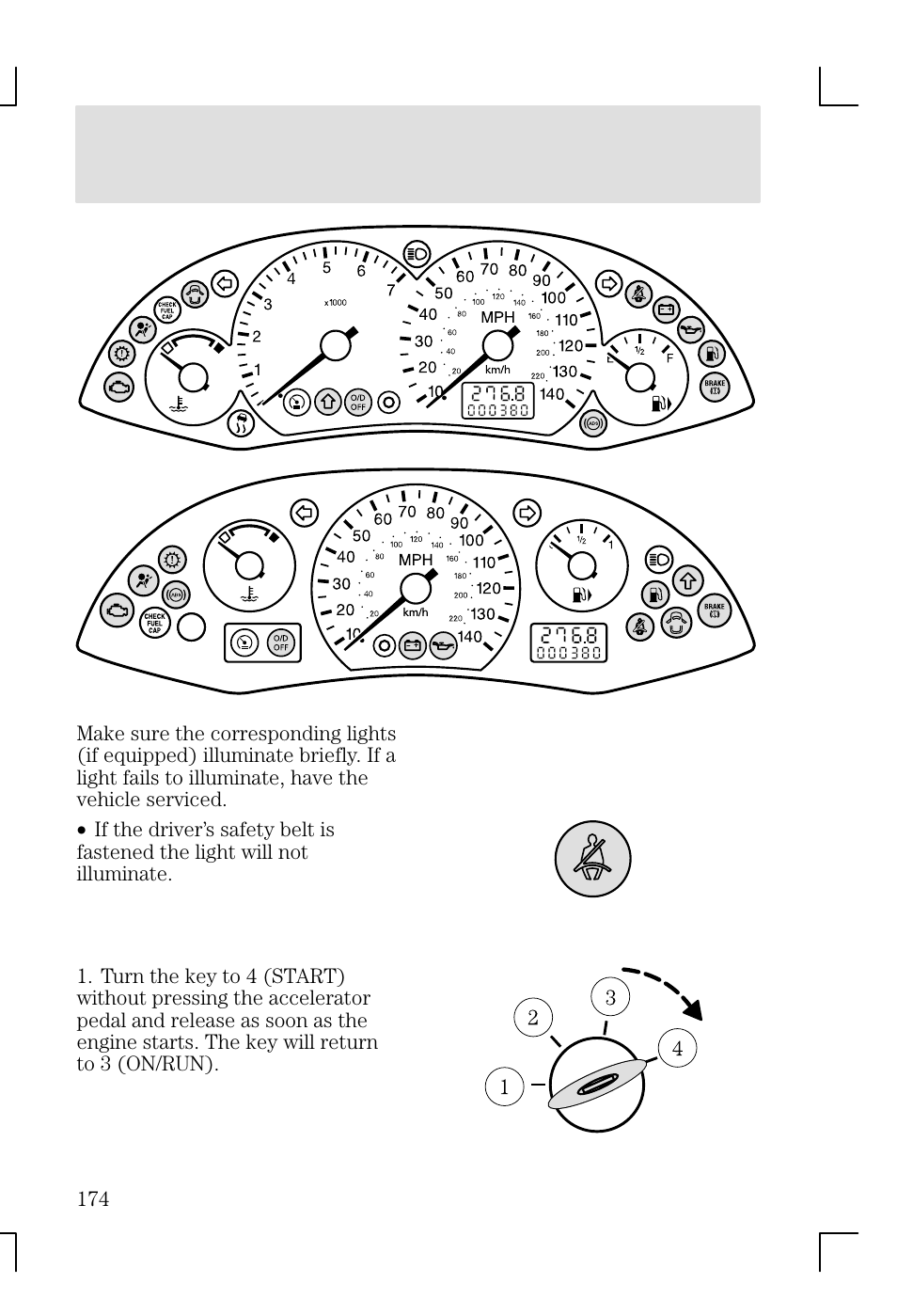 Driving | FORD 2002 Focus v.1 User Manual | Page 174 / 328