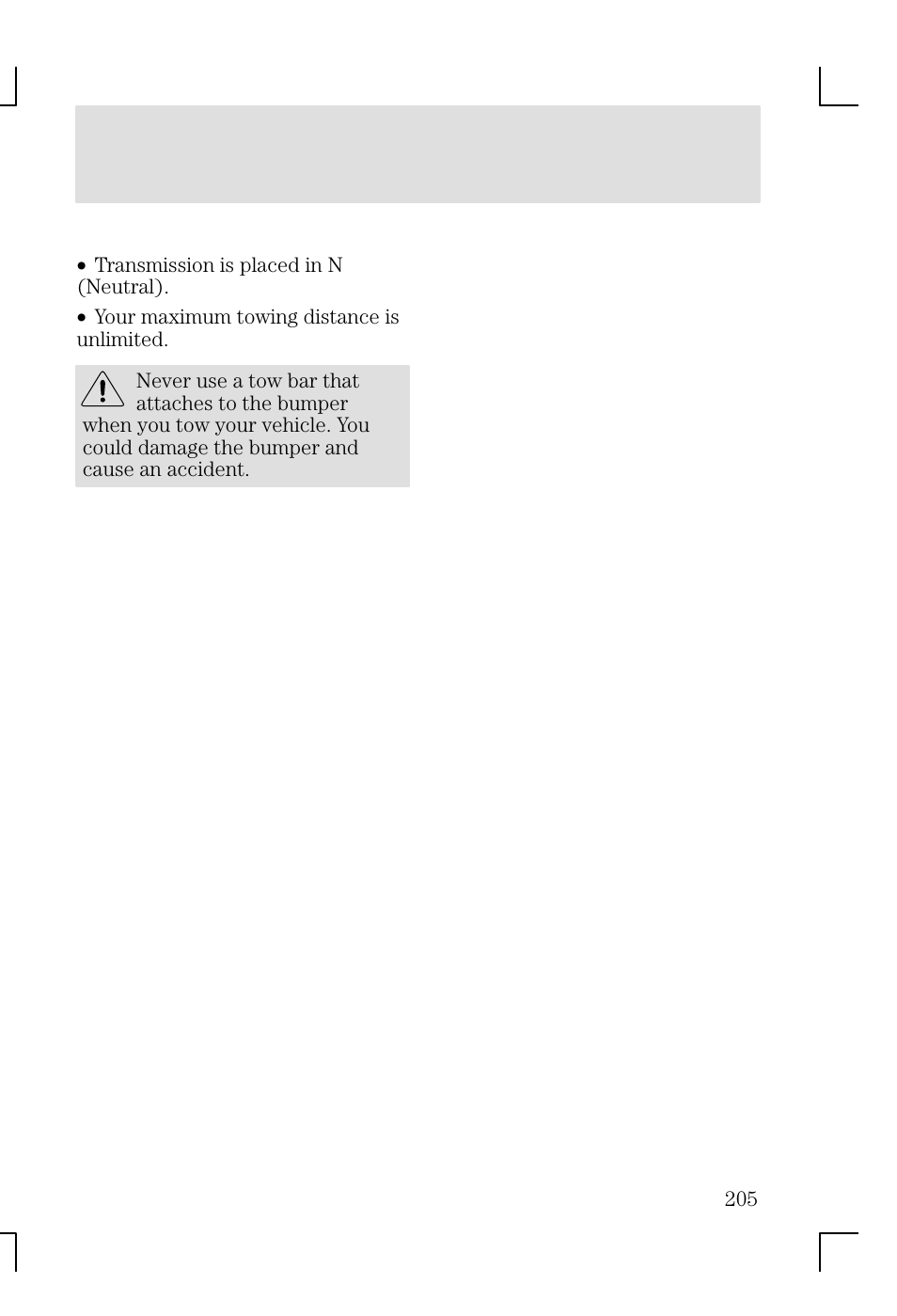 Driving | FORD 2002 Focus v.1 User Manual | Page 205 / 328