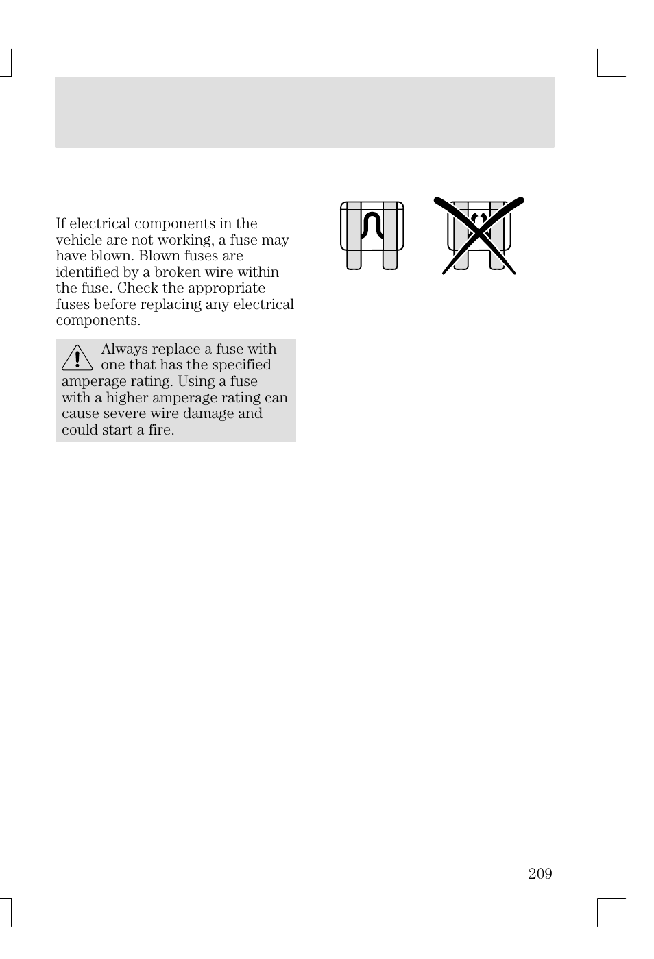 Roadside emergencies | FORD 2002 Focus v.1 User Manual | Page 209 / 328