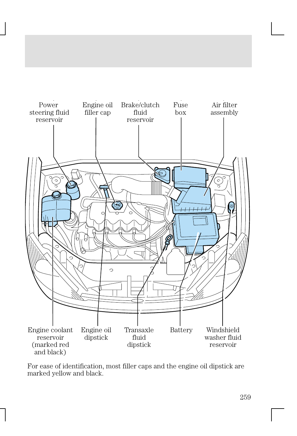 Maintenance and specifications | FORD 2002 Focus v.1 User Manual | Page 259 / 328