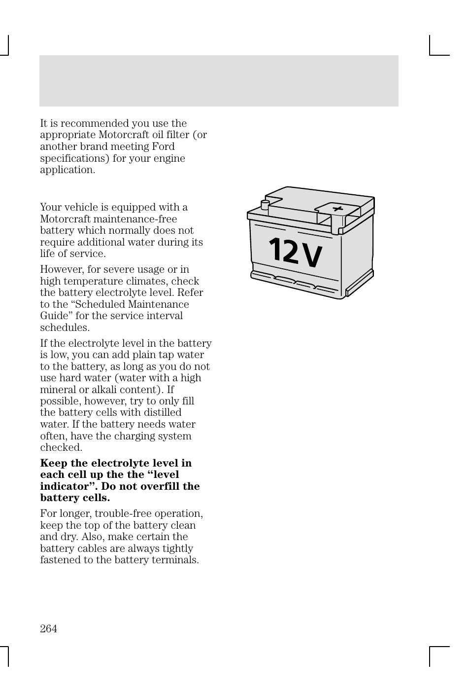 Maintenance and specifications | FORD 2002 Focus v.1 User Manual | Page 264 / 328