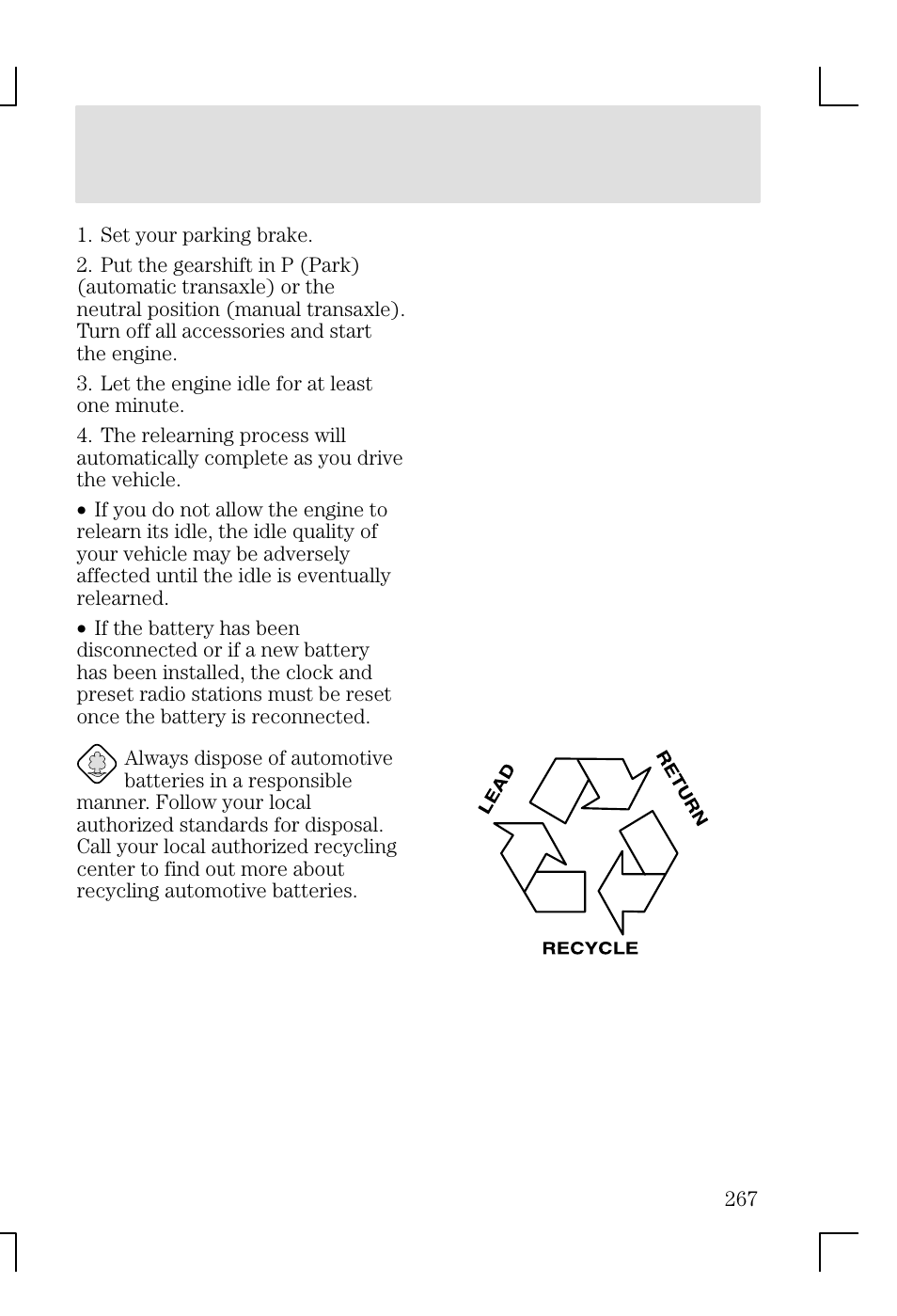 Maintenance and specifications | FORD 2002 Focus v.1 User Manual | Page 267 / 328