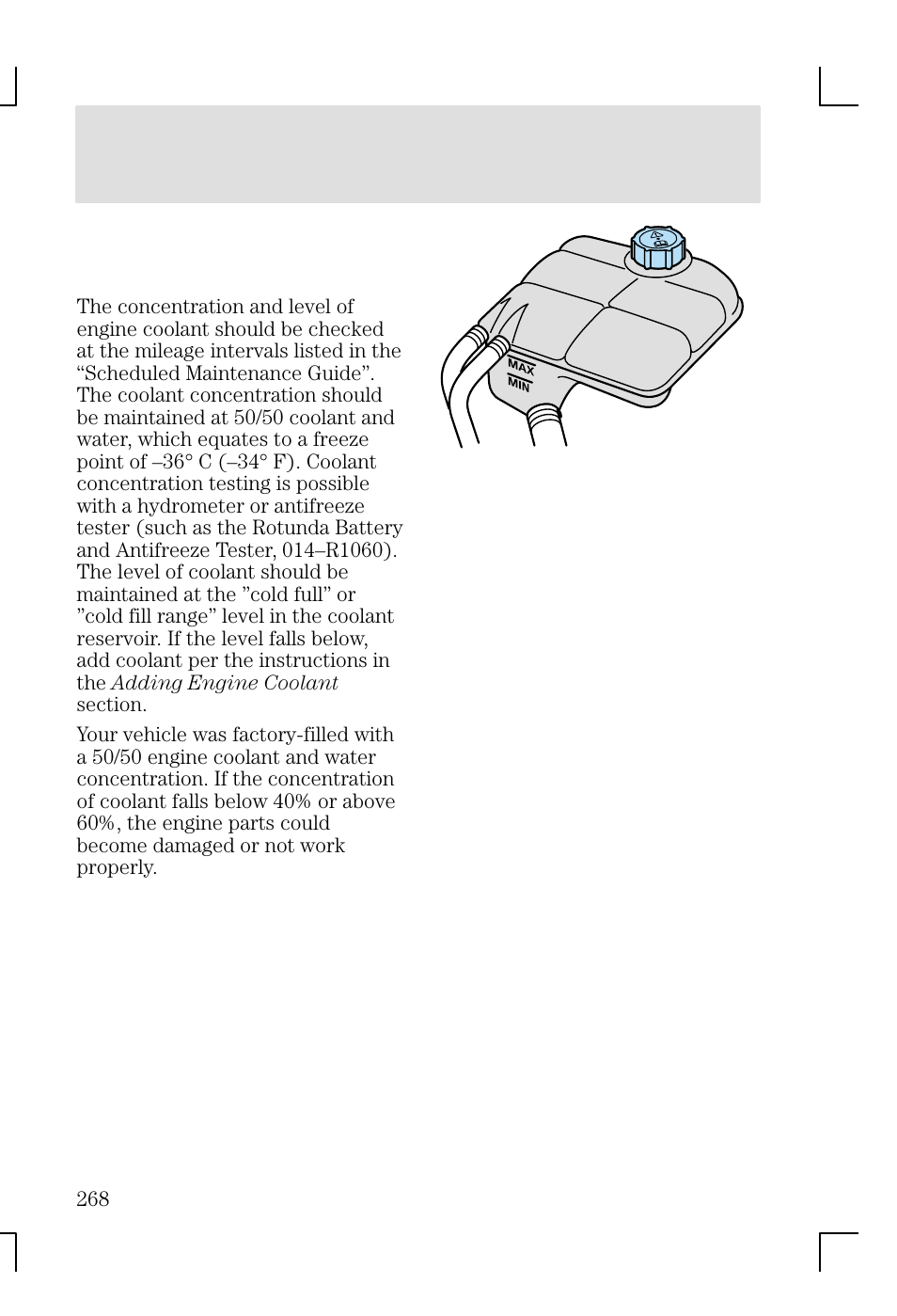 Maintenance and specifications | FORD 2002 Focus v.1 User Manual | Page 268 / 328