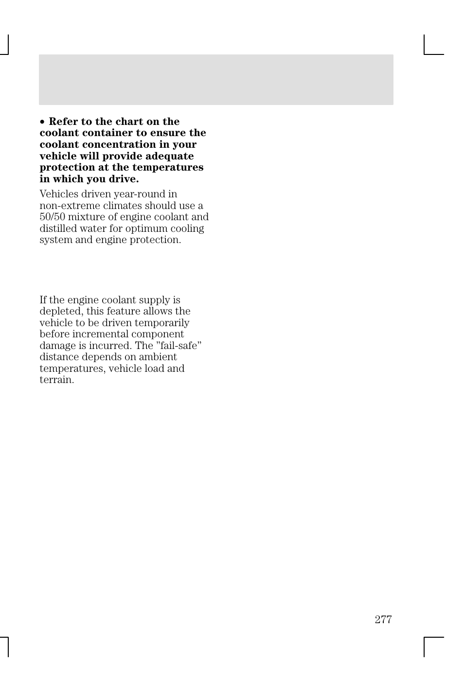 Maintenance and specifications | FORD 2002 Focus v.1 User Manual | Page 277 / 328