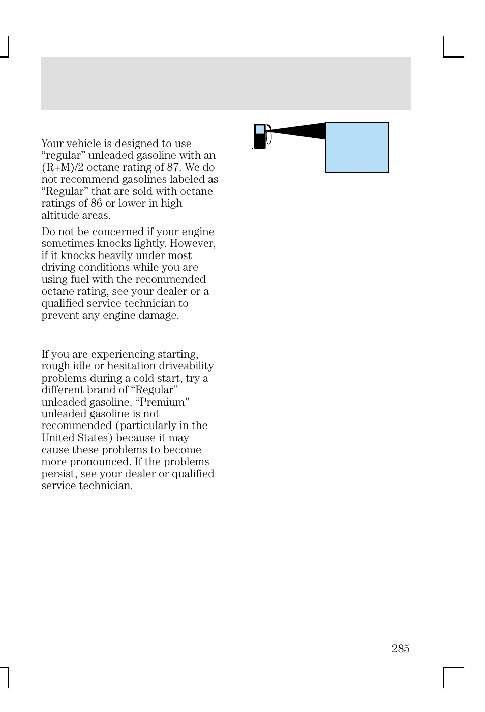 Maintenance and specifications | FORD 2002 Focus v.1 User Manual | Page 285 / 328