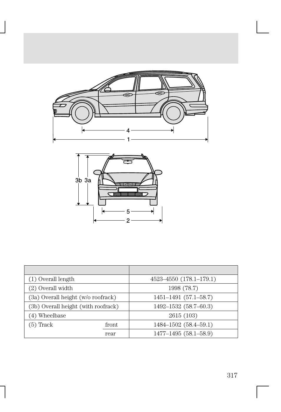 Maintenance and specifications | FORD 2002 Focus v.1 User Manual | Page 317 / 328