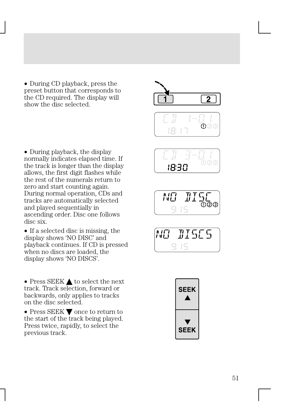 Entertainment systems | FORD 2002 Focus v.1 User Manual | Page 51 / 328