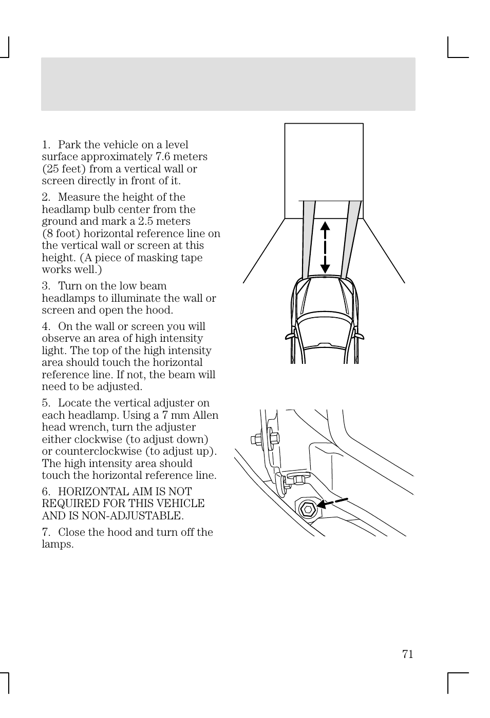 Lights | FORD 2002 Focus v.1 User Manual | Page 71 / 328