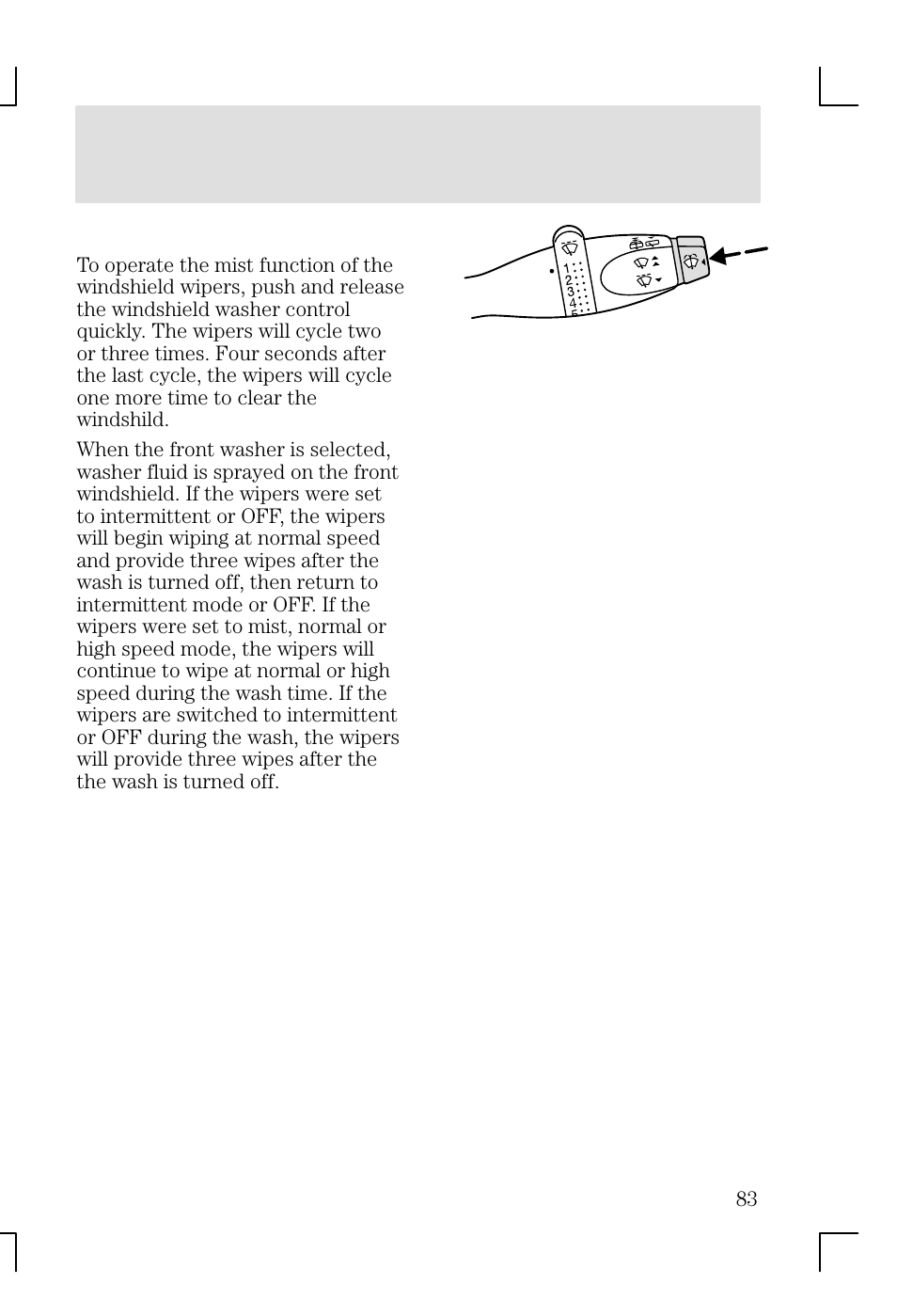 Driver controls | FORD 2002 Focus v.1 User Manual | Page 83 / 328