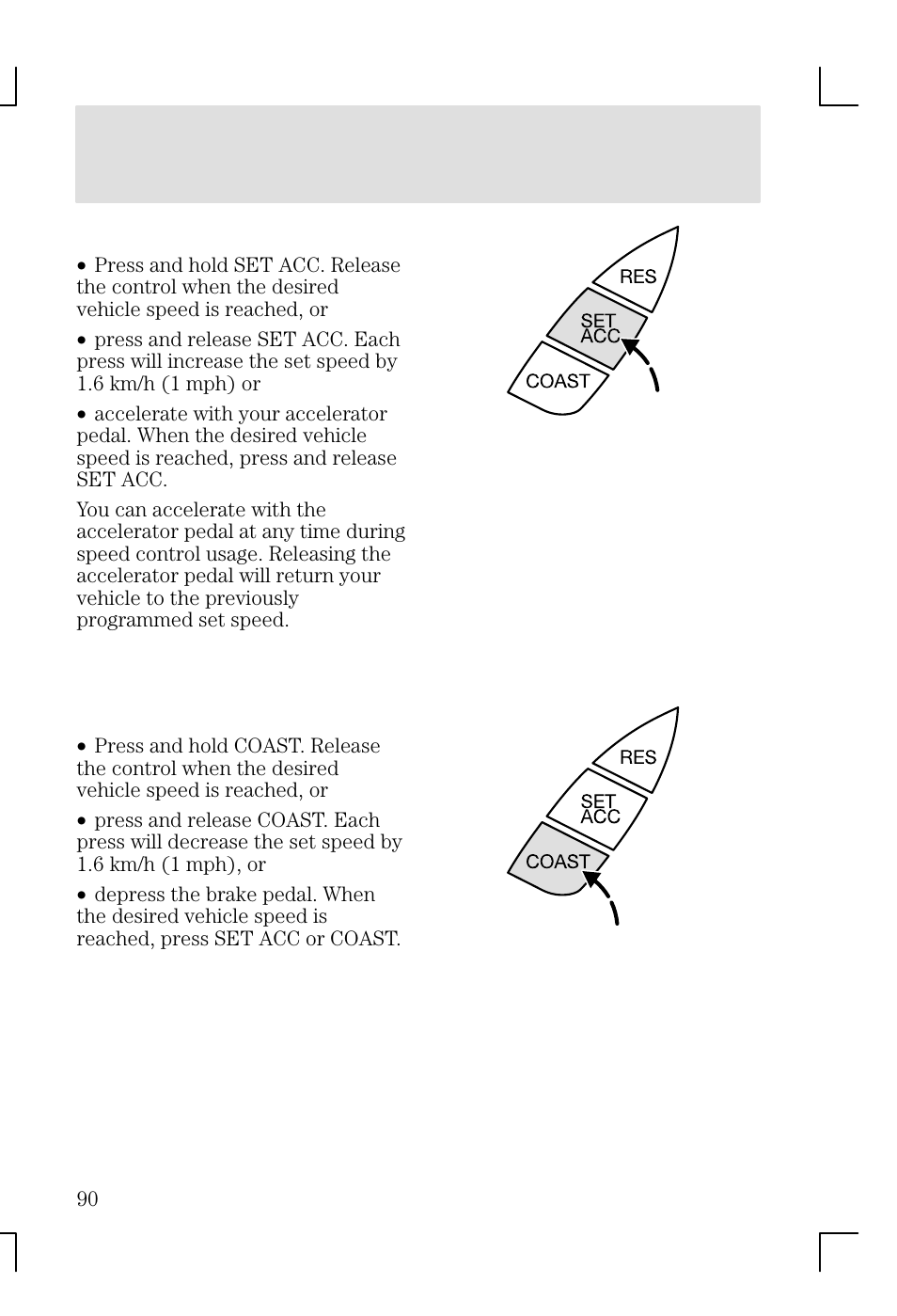 Driver controls | FORD 2002 Focus v.1 User Manual | Page 90 / 328