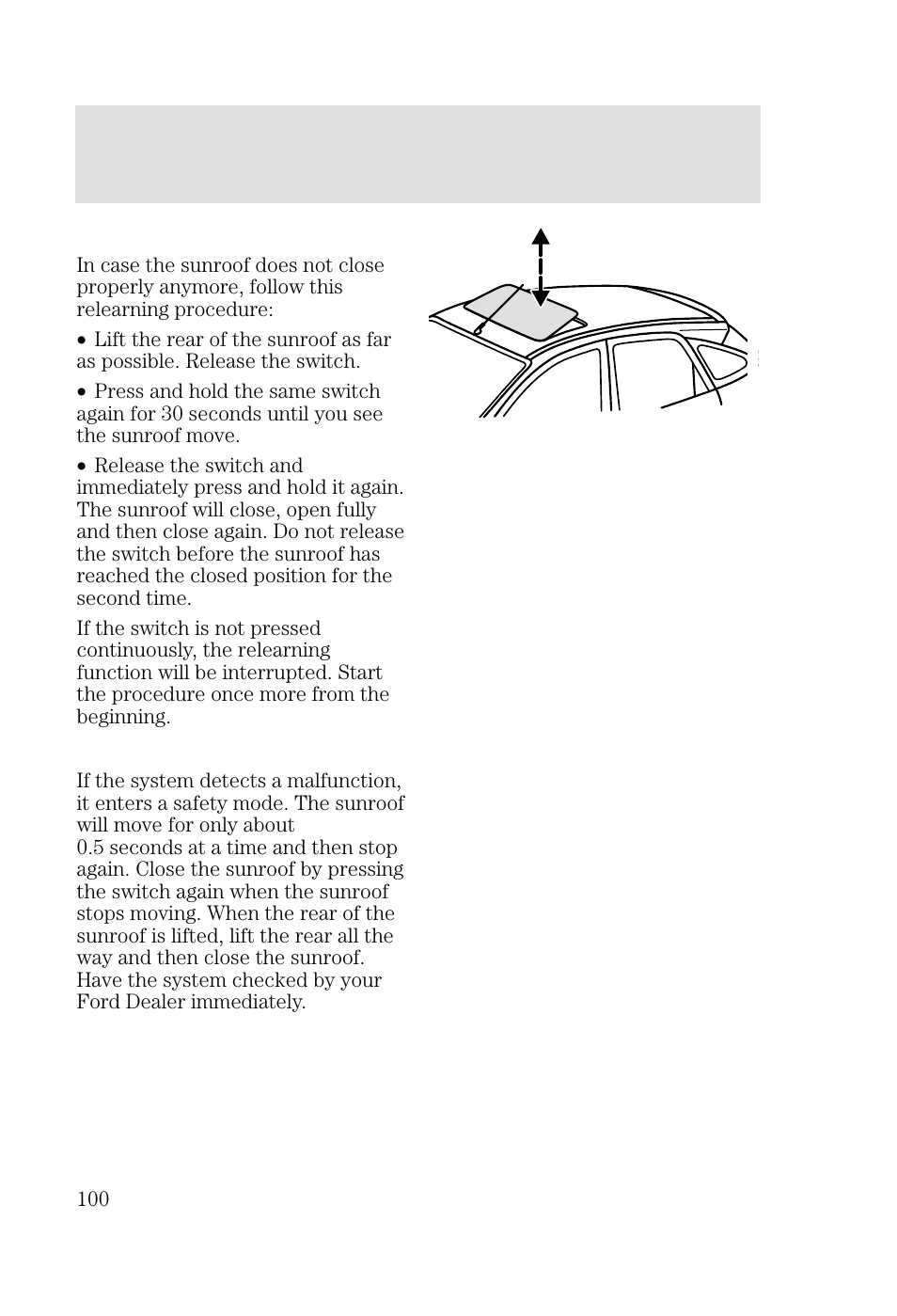 Driver controls | FORD 2002 Focus v.2 User Manual | Page 100 / 336