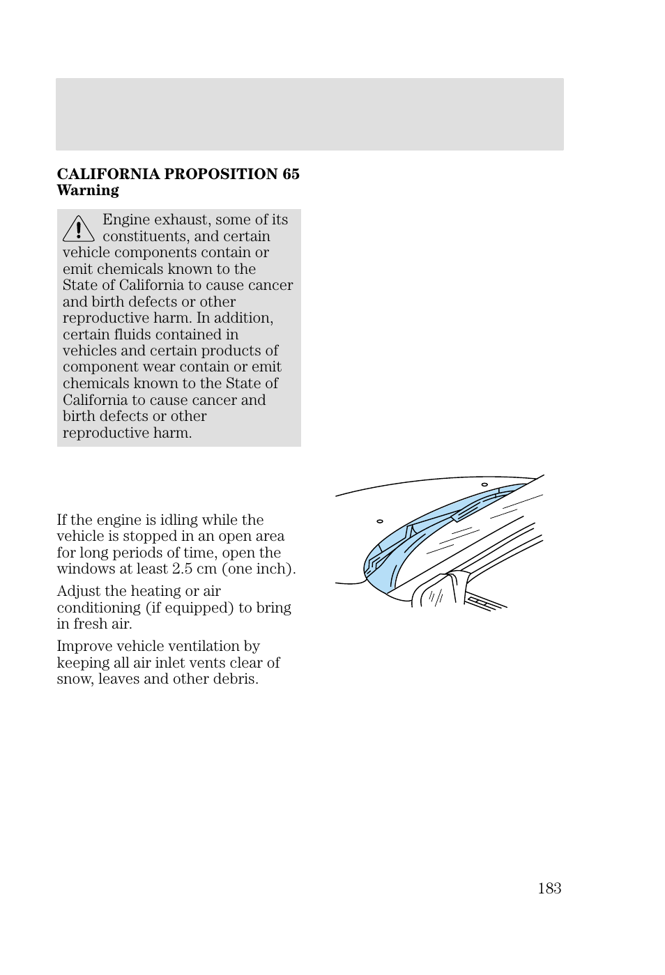 Driving | FORD 2002 Focus v.2 User Manual | Page 183 / 336