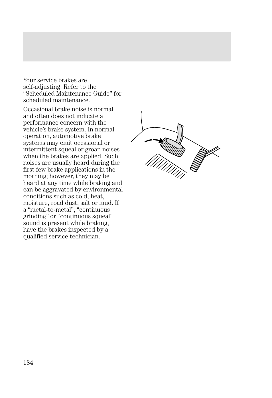 Driving | FORD 2002 Focus v.2 User Manual | Page 184 / 336