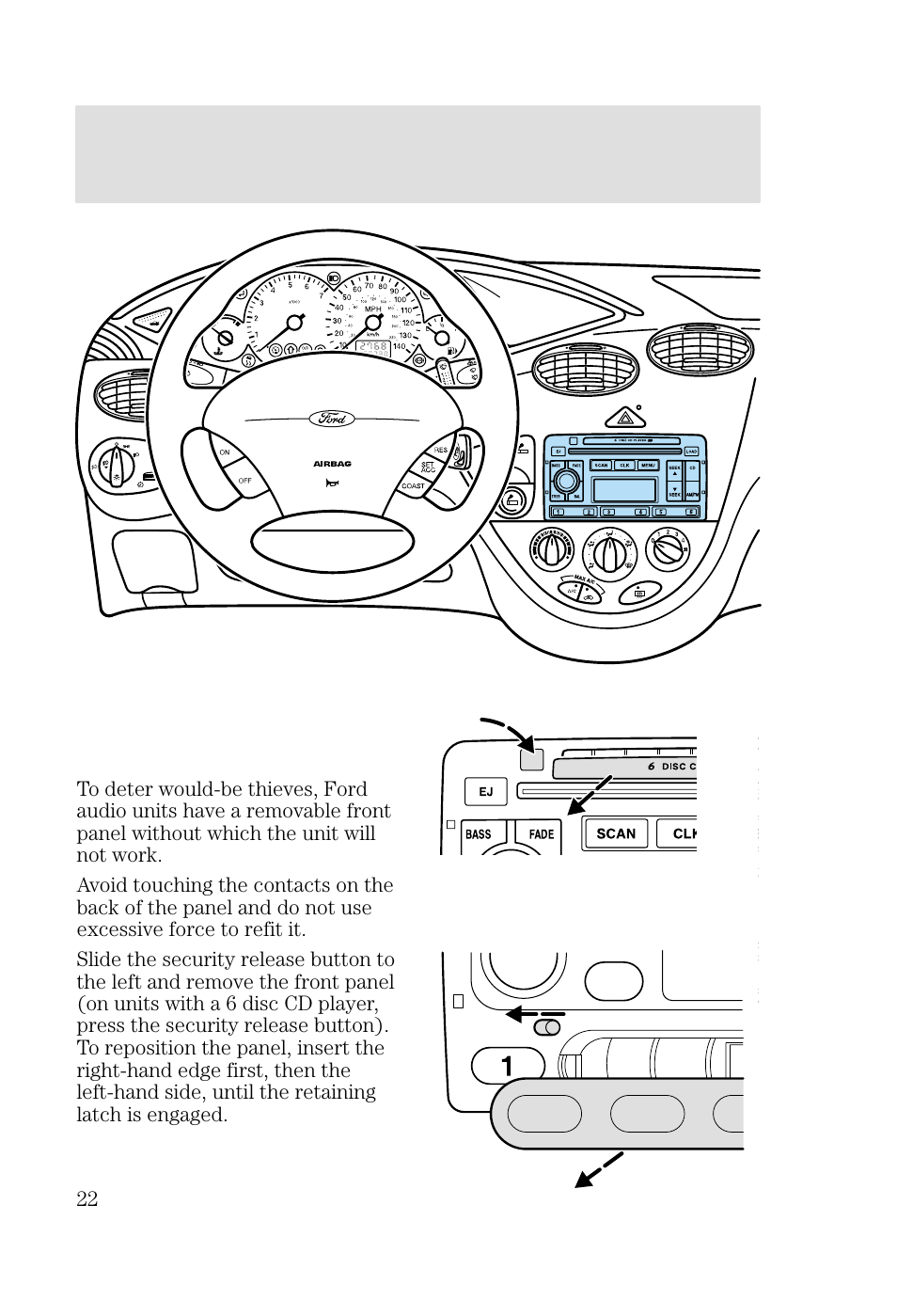 Entertainment systems | FORD 2002 Focus v.2 User Manual | Page 22 / 336