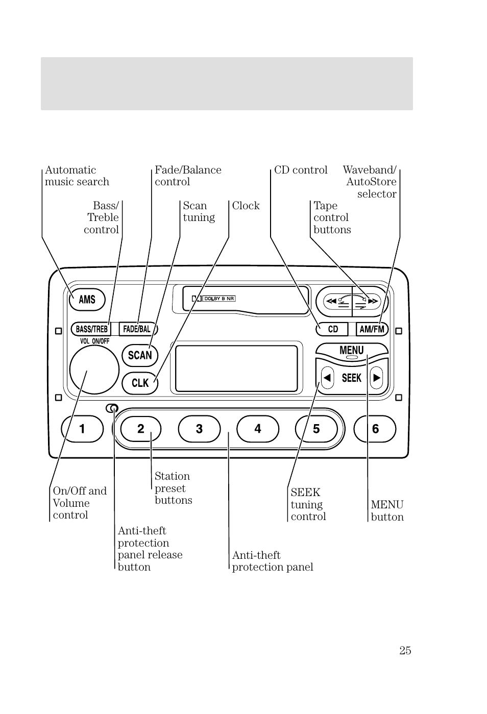 Entertainment systems | FORD 2002 Focus v.2 User Manual | Page 25 / 336