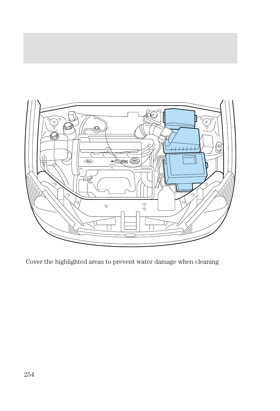 Cleaning | FORD 2002 Focus v.2 User Manual | Page 254 / 336