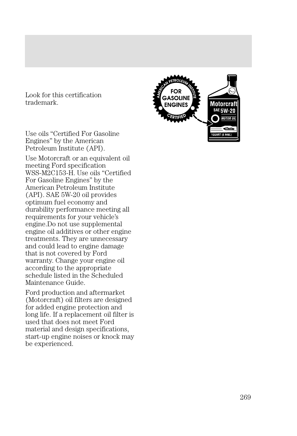 Maintenance and specifications | FORD 2002 Focus v.2 User Manual | Page 269 / 336