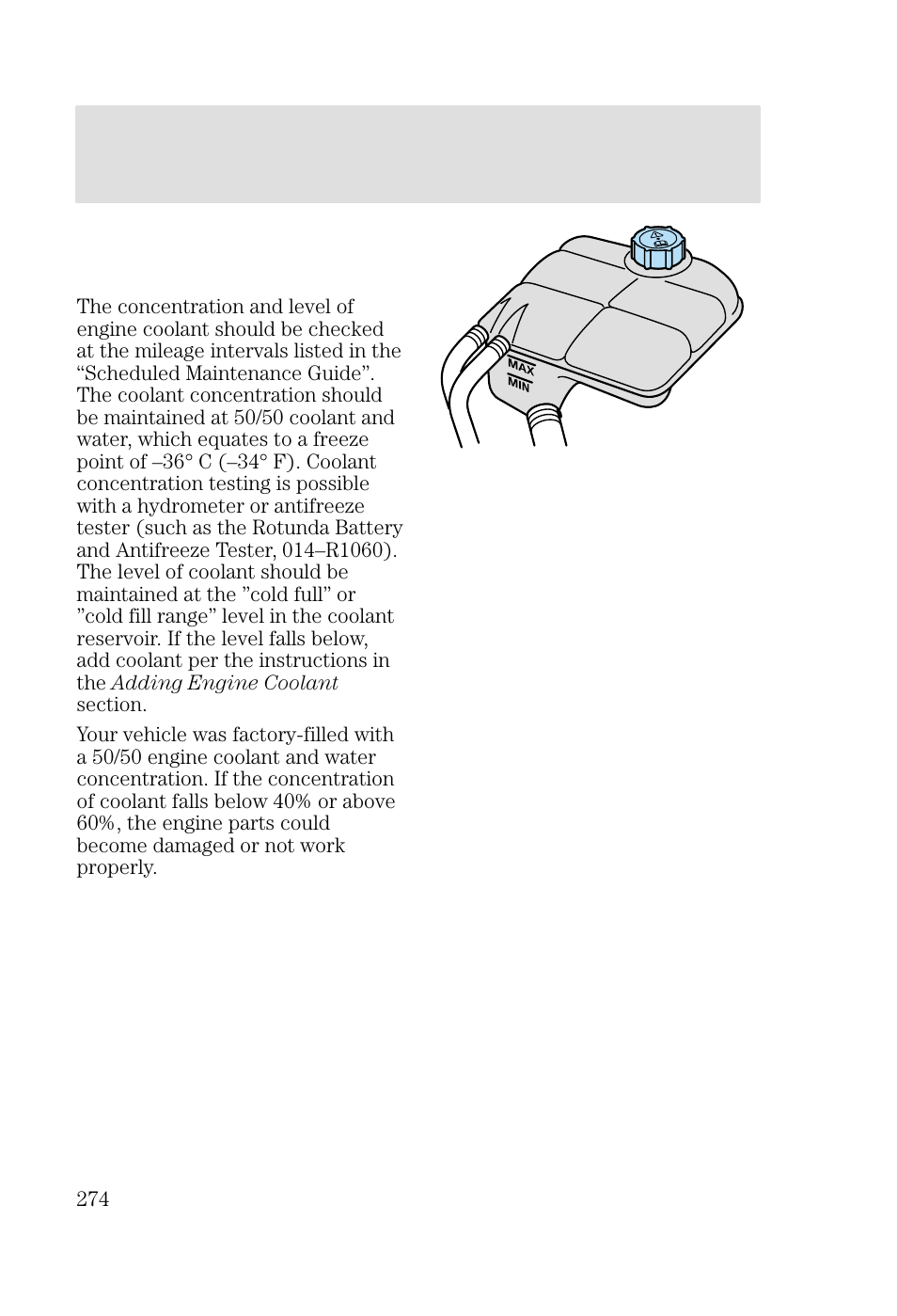 Maintenance and specifications | FORD 2002 Focus v.2 User Manual | Page 274 / 336